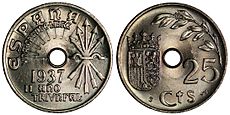 1937 25 Centimos