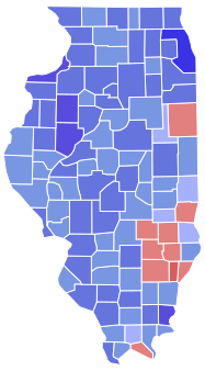 Image 2004 United States Senate election in Illinois results map by county