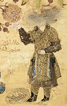 Arghun in Tārīkh-i Jahān-Gushā - The History of The World Conqueror A.H. 689 A.D. 1290 - Suppl. Pers. 205 - Bibliothèque Nationale de France