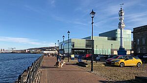 Beacon Arts Centre & clock tower w