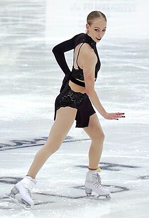 Bradie Tennell during her short program at the 2022 MK John Wilson Trophy.jpg