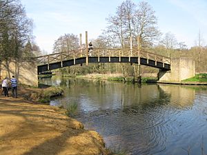 Bridge carrying the North Downs Way footpath over the River Wey - geograph.org.uk - 1221253
