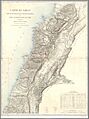 Carte du Liban d'apres les reconnaissances de la Brigade Topographique du Corps Expeditionnaire de Syrie en 1860-1861