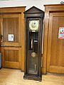 Charles Thompson Memorial Hall interior-grandfather clock