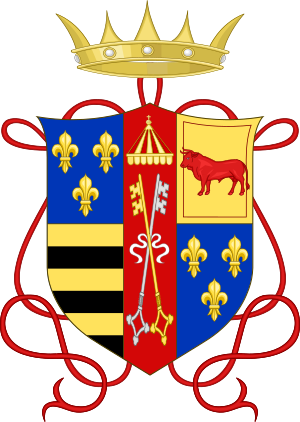 Coat of arms of Cesare Borgia