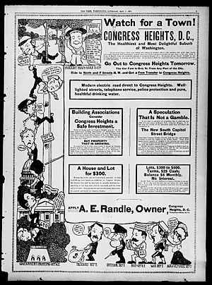 Congress Heights 1902 advertisement