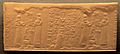 Cylinder seal of king Kirigalzu II Louvre Museum AOD 105