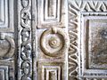 Detail of Sculptural Relief on the Marble Door of the Hagia Sophia in Istanbul, Turkey
