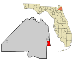 Location of Jacksonville Beach, Florida