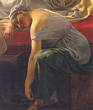 Eckersberg En sovende kvinde i antik dragt 1813