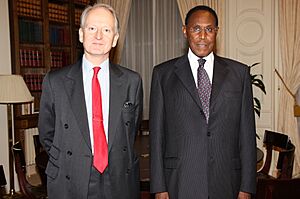 Foreign Office Minister Henry Bellingham meeting Acting Kenyan Foreign Minister Hon Prof George Saitoti in London, 10 February 2011. (5433279579)