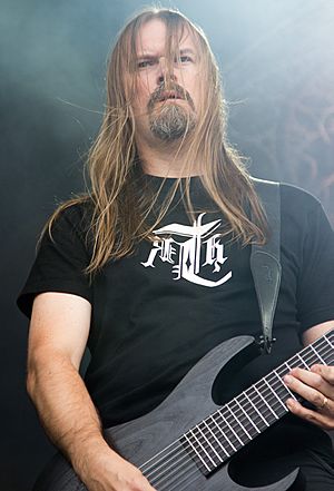 Fredrik Thordendal Meshuggah Live at Getaway Rock Festival 2012.jpg
