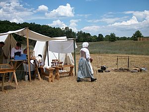 French and Indian War reenactment