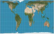 Gall–Peters projection SW