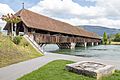Gedeckte Holzbrücke in Wangen a. d. Aare