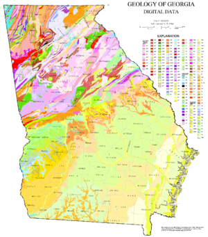 Geologic Map of Georgia