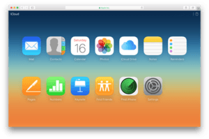 ICloud Homepage