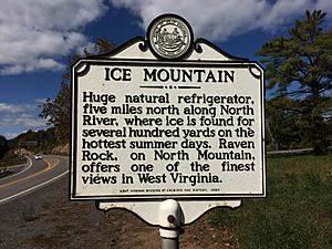 Ice Mountain Historical Marker Augusta WV 2014 10 05 01