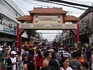 Iloilo City proper, Iznart Chinese arch (Iloilo City; 01-22-2023)