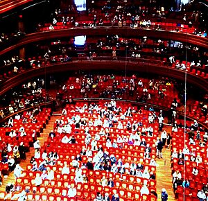 Interior of Verizon Hall at Intermission of a Philadelphia Orchestra Concert 5-15-15