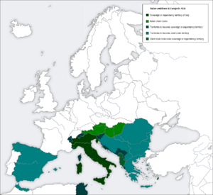 Italy aims Europe 1936