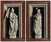 Jan van Eyck, Around 1390-1441 - The Annuciation Diptych - Google Art Project.jpg