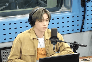Kang Daniel at SBS Power FM for "2U" promotions on April 7, 2020