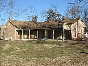 Legg House, Bloomington, southeastern corner