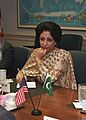 Maleeha Lodhi, Pakistan-US talks 2001