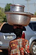 Maman dans les rues de Ouagadougou