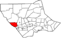 Map of Lycoming County Pennsylvania Highlighting Watson Township.png