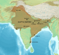 Map of the Gupta Empire