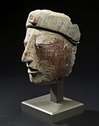 Mayan - Stucco Portrait Head - Walters 20092046 - View A
