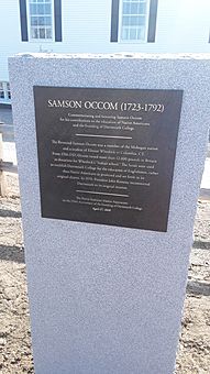 Memorial to Samson Occom
