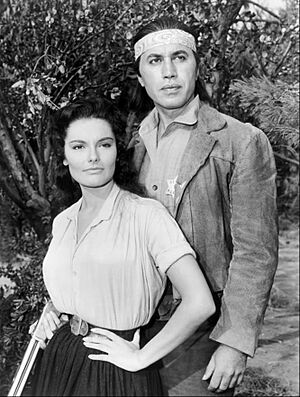 Michael Ansara Suzanne Lloyd Law of the Plainsman 1962