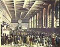 Microcosm of London Plate 028 - Custom House Long Room