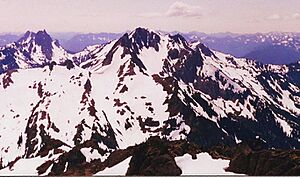 Mount Skokomish seen from Mount Stone