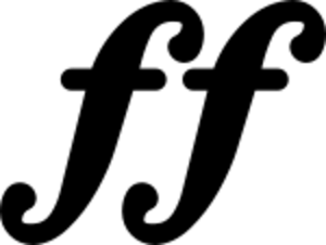 Music dynamic fortissimo
