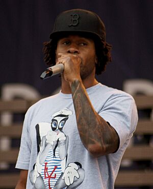 N.E.R.D @ Pori Jazz 2010 - Shay Haley 2 (cropped).jpg