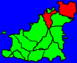 Location of Vale in Guernsey