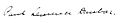Paul Laurence Dunbar Signature
