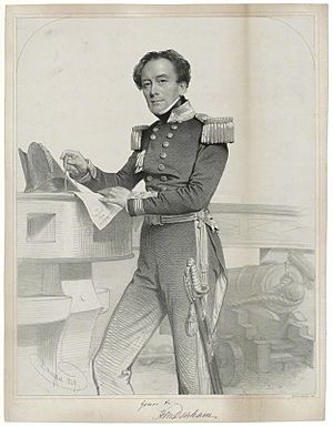 Portrait of Captain Sir Henry Mangles Denham by Charles Baugniet, 1849.jpg