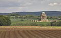 Potato field and Mausoleum - geograph.org.uk - 175984