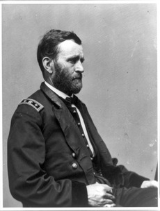 President Ulysses S. Grant, half-length portrait, seated, facing right LCCN96509742