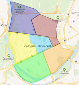 Quartiers de Boulogne-Billancourt