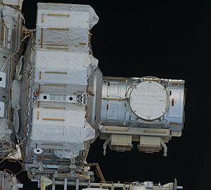 Quest airlock exterior - STS-127