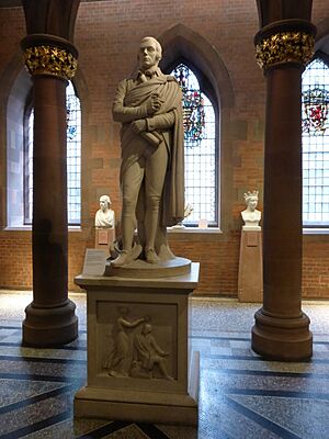 Robert Burns statue by John Flaxman