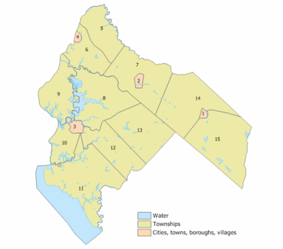 Salem County, New Jersey Municipalities