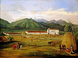 San Gabriel Mission circa 1832