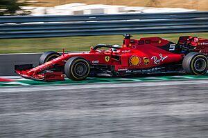 Sebastian Vettel during Hungarian Formula 1 GP